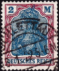 Германия , рейх . 1920 год . Германия с императорской короной 2 M . Каталог 50000 €.(редчайшая) (2)