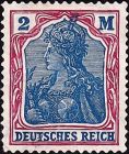  Германия , рейх . 1920 год . Имперская корона , 2m . 0,90 £ (2)