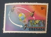 Гренада 1976 Александр Грейам Белл 10 лет телефону Sc# 782 MNH