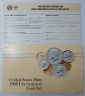 США, Годовой набор 1988 год, монет 12 шт.,в конверте, Дворы: D- Денвер, Р- Филадельфия, СЕРТИФИКАТ - вид 2