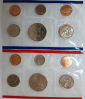 США, Годовой набор 1993 год, монет 12 шт.,в конверте, Дворы: D- Денвер, Р- Филадельфия, СЕРТИФИКАТ - вид 5