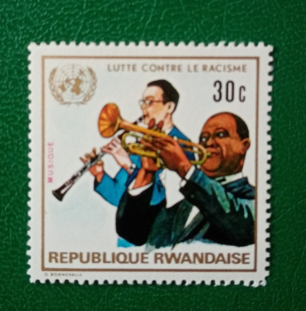 Руанда 1972 ООН против расизма Музыканты Sc# 487 MNH