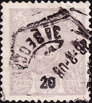 Португалия 1895 год . Король Карлос I . Каталог 0,55 £