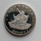 10 евро, Германия, 1998 год. Похищение Европы Зевсом в виде быка