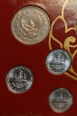 Тайланд, набор с РЕДКИМИ монетами к 50 летию правления Короля Рамы IX (в упаковке); _207_ - вид 1