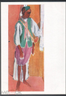Открытка СССР 1960-е г. Картина Марокканец Амидо худ. Анри Маттис живопись, чистая К006-3