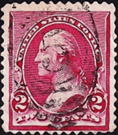 США 1890 год . Джордж Вашингтон (1732-1799), первый президент США. . Каталог 0,65 £ (1). 