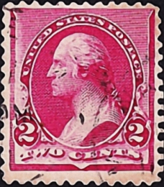США 1890 год . Джордж Вашингтон (1732-1799), первый президент США. . Каталог 0,65 £ (3). 