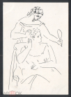 Открытка СССР 1966 г. Картина Две женщины с зеркалом худ. Пабло Пикассо живопись, чистая К006-3