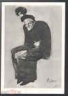 Открытка СССР 1966 г. Картина Старуха худ. Пабло Пикассо живопись, чистая К006-3