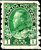   Канада 1912 год . Король Георг V в адмиральской форме . 1 c . Каталог 8,0 €. (1) - вид 8