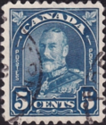 Канада 1930 год . Король Георг V , 5 c . Каталог 1,50 £. (2)