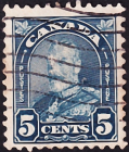 Канада 1930 год . Король Георг V , 5 c . Каталог 1,50 £. (3)