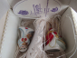 Дед Мороз и Снегурочка  елочные игрушки набор фарфор,Вербилки - вид 1