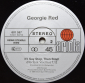 Georgie Red "If I Say Stop, Then Stop!" 1985 Maxi Single  - вид 3