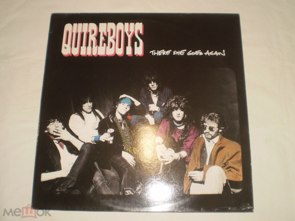 Quireboys – There She Goes Again - 12" - UK