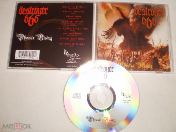 Destroyer 666 - Phoenix Rising - CD - US