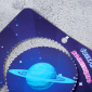 Значок деревянный "Космос" Уран, цвет голубой. Новый. - вид 4