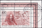 Германия 1996 год . Готфрид Лейбниц и математические диаграммы . Каталог 1,80 €.