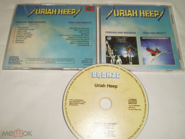Uriah Heep ‎– Demons And Wizards / High And Mighty - CD - RU