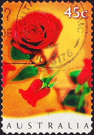 Австралия 1997 год . Красные розы . Каталог 1,25 фунтов (3)
