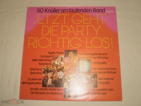 Chor Und Orchester "Allotria" ‎– Jetzt Geht Die Party Richtig Los - LP - GDR