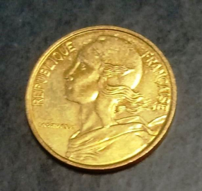 Франция 5 сантимов (centimes) 1996
