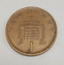 Новый пенни (penny) 1980 года Великобритания КМ# 915