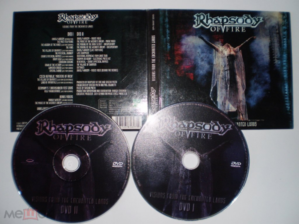 Rhapsody Of Fire ‎– Visions From The Enchanted Lands - 2DVD - RU