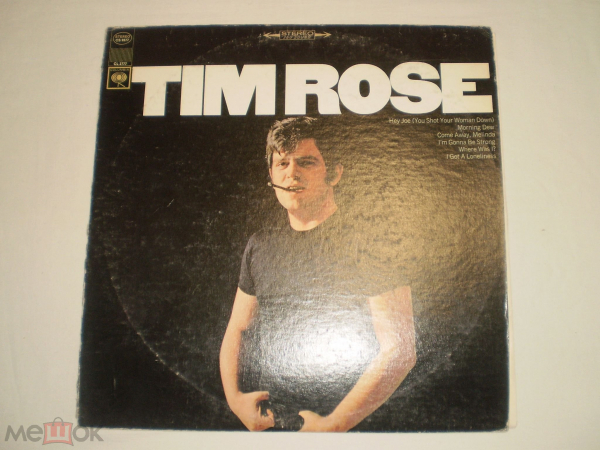 Tim Rose ‎– Tim Rose - LP - US