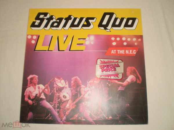 Status Quo ‎– Live At The N.E.C. - LP - Netherlands