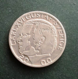 1 крона (krona) 2000 Швеция KM # 852a