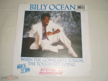 Billy Ocean ‎– When The Going Gets Tough, The Tough Get Going - 12" - Germany
