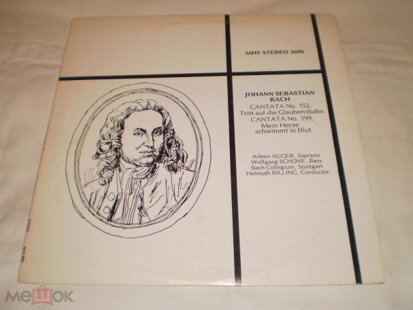 Bach Cantata No. 152, 199 - LP - US