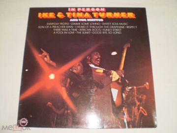 Ike & Tina Turner & The Ikettes ‎– In Person - LP - Germany