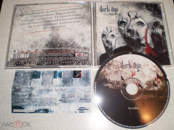Dark Age - Acedia - CD - RU