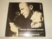 Johannes Brahms - Yehudi Menuhin / Berliner Philharmoniker / Rudolf Kempe ‎– Konzert - LP - GDR