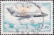 Франция 1965 год . Авиапочта . Каталог 0,35 £ (4)