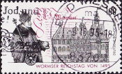 Германия 1995 год . 500 лет рейхстагу в Вормсере . Каталог 0,80 €. (1)