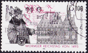 Германия 1995 год . 500 лет рейхстагу в Вормсере . Каталог 0,80 €. (2)
