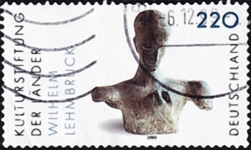 Германия 1999 год . Бюст мыслителя . Каталог 2,0 €