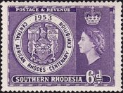 Родезия Южная 1953 год . Выставка, посвященная столетию Родоса . Каталог 1,0 €