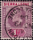 Сьерра Леоне 1903 год . King Edward VII . Каталог 1,40 €