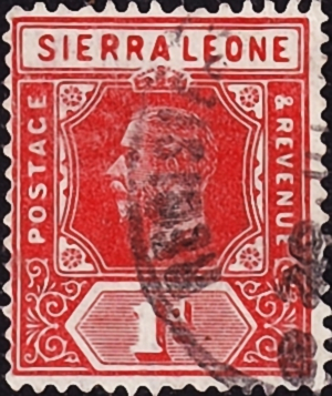 Сьерра Леоне 1918 год . King Edward VII . Каталог 1,10 € 