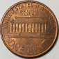 1 цент 1989 год, D - монетный двор Денвер, США; _187_ - вид 1