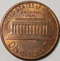 1 цент 1990 год, без обозначения монетного двора, США _187_ - вид 1
