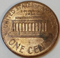 1 цент 1991 год, D- монетный двор Денвер, США _187_ - вид 1