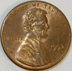 1 цент 1992 год, без обозначения монетного двора, США; _187_