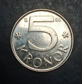 5 крон (kronor) 2009 года SI Швеция