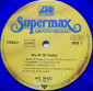 Supermax "World Of Today" 1977 Lp Limited Blue Vinyl   - вид 3